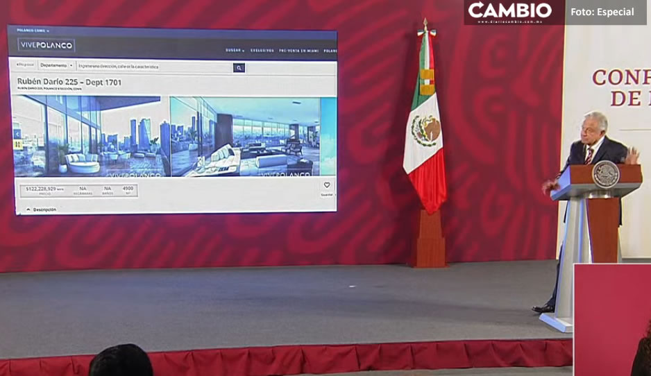 AMLO exhibe departamento de Loret de Mola; le costó 48 millones de pesos (VIDEO)
