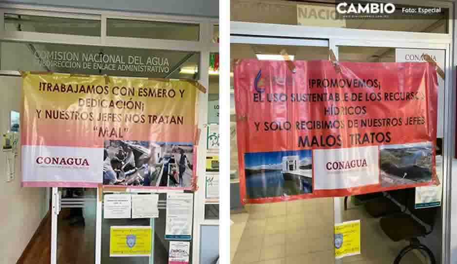 Trabajadores toman oficinas de Conagua; denuncian acoso laboral