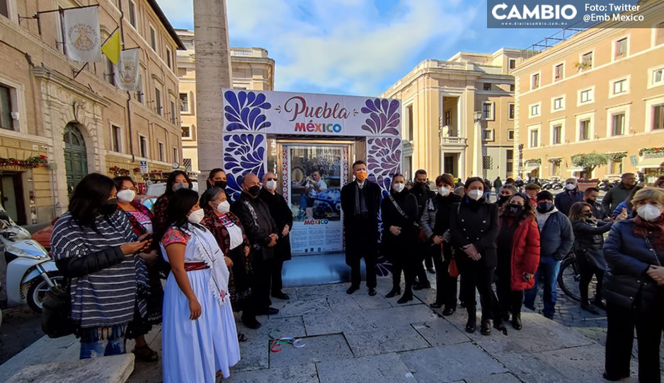 FOTOS: Puebla se luce en museos vaticanos; exponen artesanías poblanas en Roma
