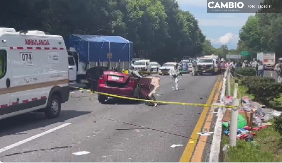 Intento de asalto provoca fatal accidente en la México-Cuernavaca; hay dos muertos