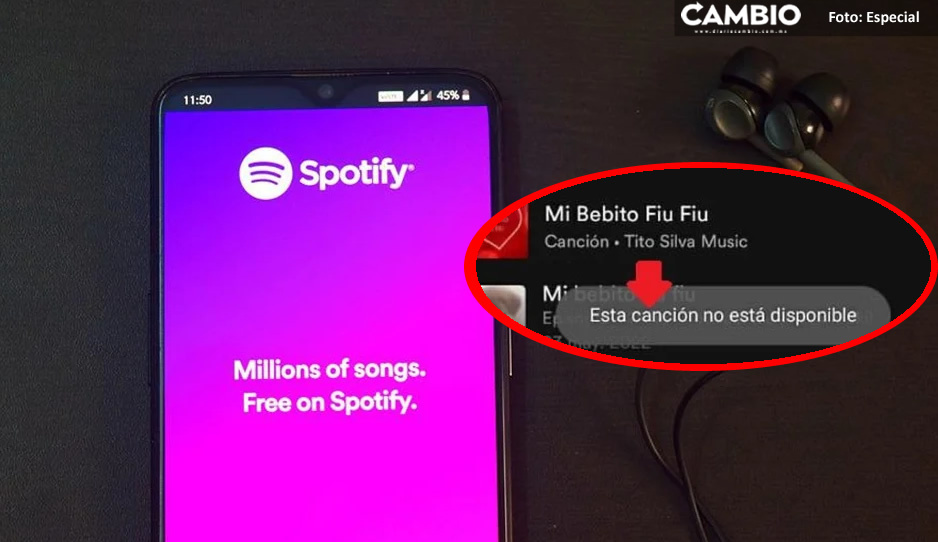 Spotify retira de su plataforma el éxito del momento “Mi Bebito Fiu Fiu” y usuarios se molestan