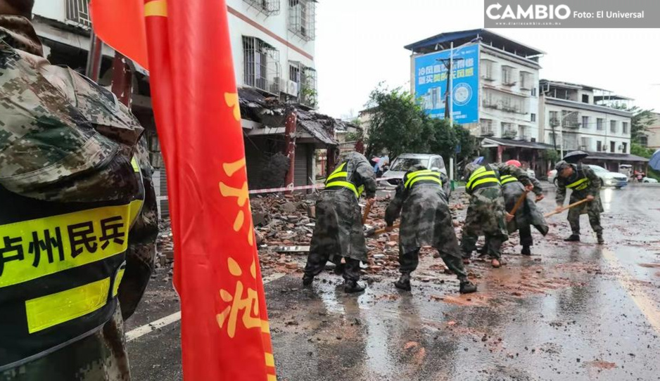 ¡Tragedia en China! Sismo de 6.6 deja al menos 21 muertos (VIDEOS)