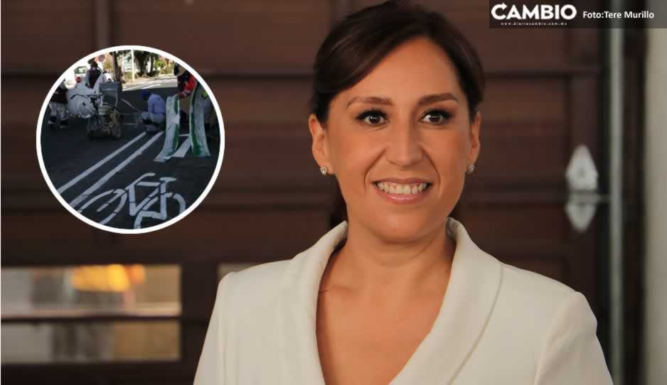 Ofrece Lupita leal pagar pintura para dar mantenimiento a ciclovías de la capital