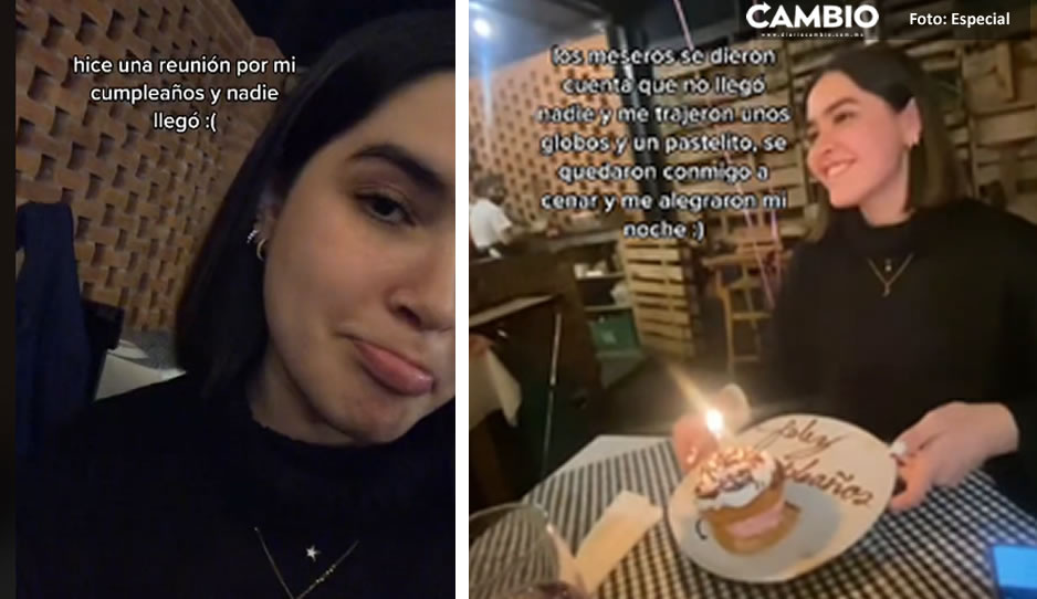 VIDEO: ¡Malas amigas! Dejan plantada a Ximena en su cumpleaños y ella lo celebra con los meseros