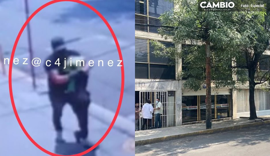 Revelan IMÁGENES del motosicario que asesinó a tres personas en la colonia Roma