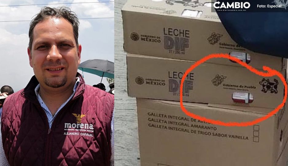 Diputado de Morena descubre mapachera de leche de Morena y hace perro oso (VIDEO)