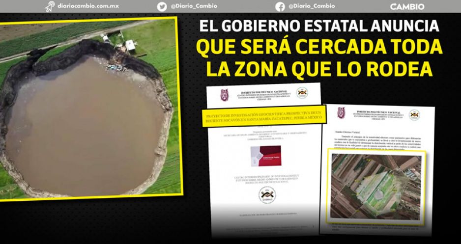 Intensa extracción de agua sí provocó el socavón: peritaje IPN contradice a Conagua (FOTOS Y VIDEOS)
