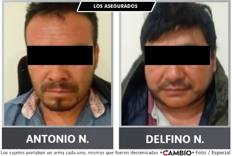 Antonio y Delfino, secuaces del Toñín son trasladados al penal Tehuacán