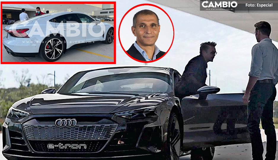 Tarek “Stark” arriba a planta de Audi en San José Chiapa en auto de 3.2 MDP que usa Ironman