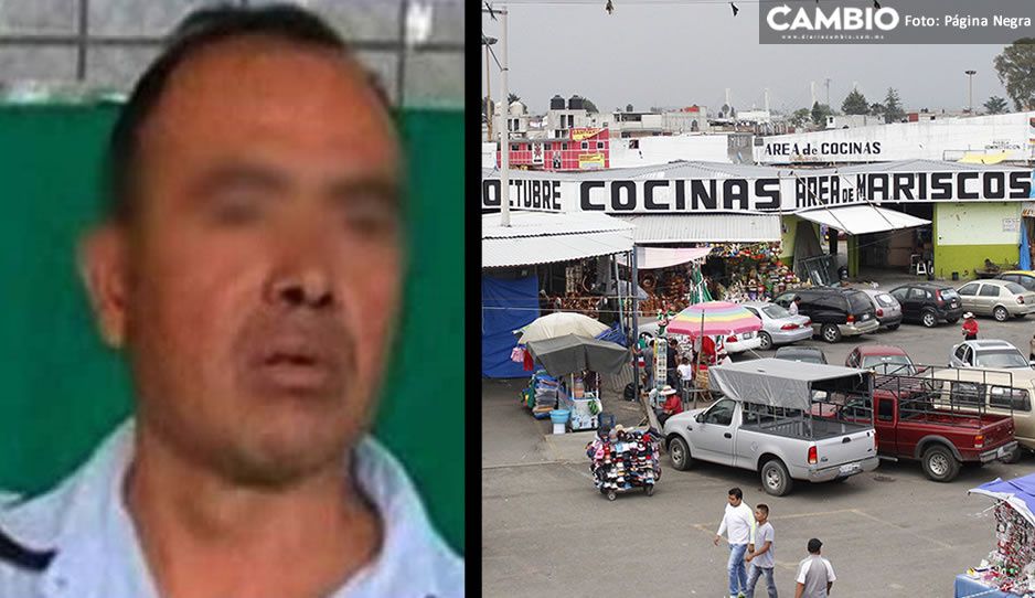 Su familia lo encuentra descuartizado; sólo vino a comprar mercancía al Mercado Hidalgo en Puebla