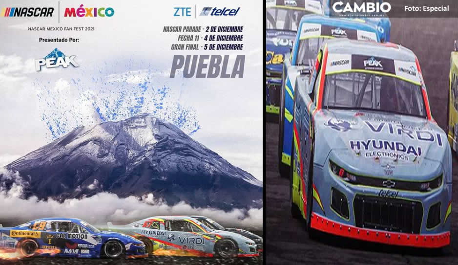 ¡Atención fanáticos! Nascar Peak México Series cerrará en Puebla el 4 y 5 de diciembre