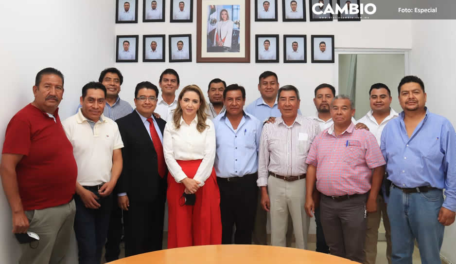 Paola Angón fortalece el trabajo con las 13 juntas auxiliares de San Pedro Cholula