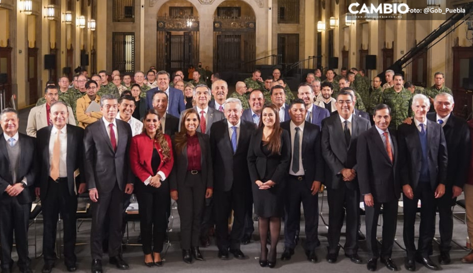 Sergio Salomón se reúne con AMLO para tratar temas de programas de Bienestar