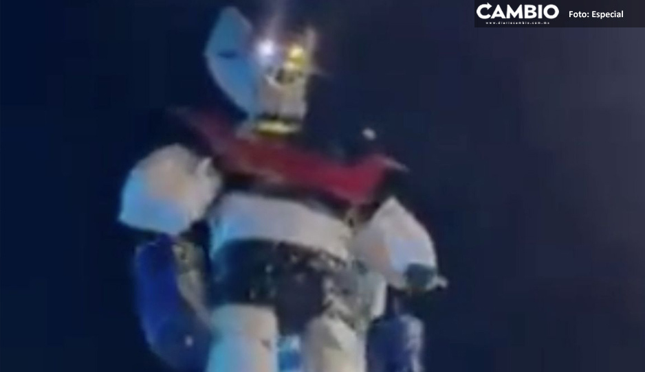 ¡México Mágico! Mazinger Z aparece en desfile navideño en Tlaxcala (VIDEO)