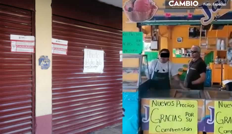 ¡Golpe al paletero acosador! Clausuran local Javis del Mercado Independencia