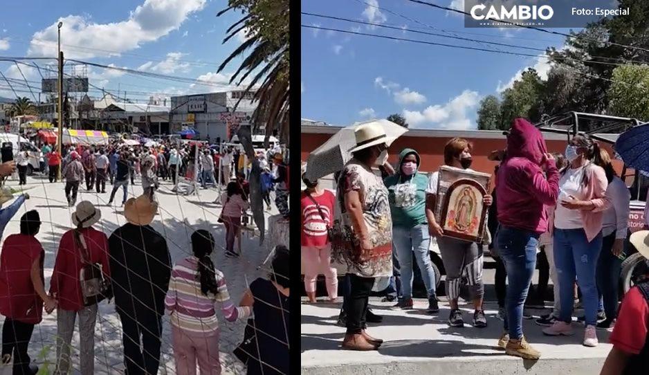 Marisol Cruz juega sucio; manda un grupo de choque para intimidar a los que se oponen a su mercado