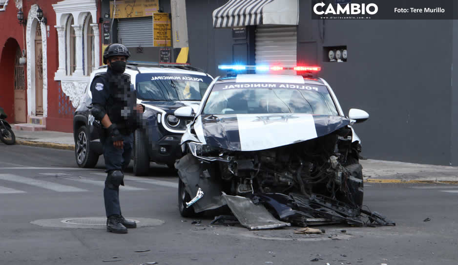 Cada semana chocan dos patrullas de la Policía Municipal, van 38 en el año