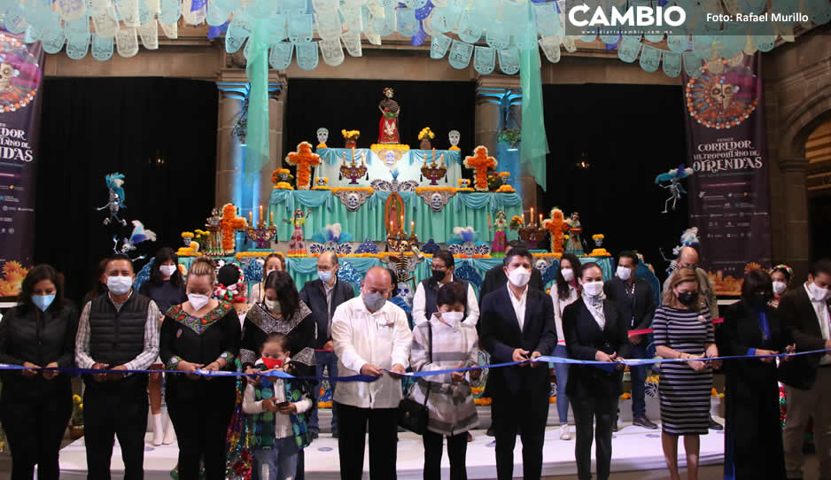 Lalo, Sergio Vergara, Tlatehui y Lilia Cedillo inauguran el Corredor Metropolitano de Ofrendas (FOTOS Y VIDEOS)