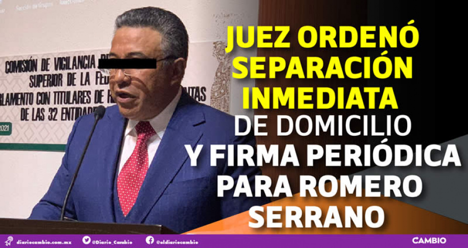 Vinculan a proceso a Romero Serrano por violencia intrafamiliar: de momento no va a la cárcel