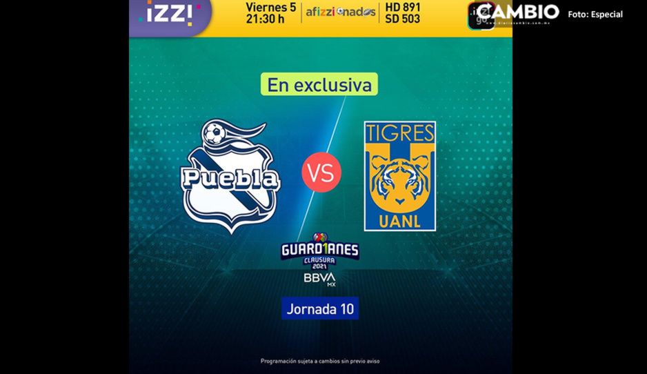 ¡Atención camoteros! Puebla vs Tigres va por TV de paga