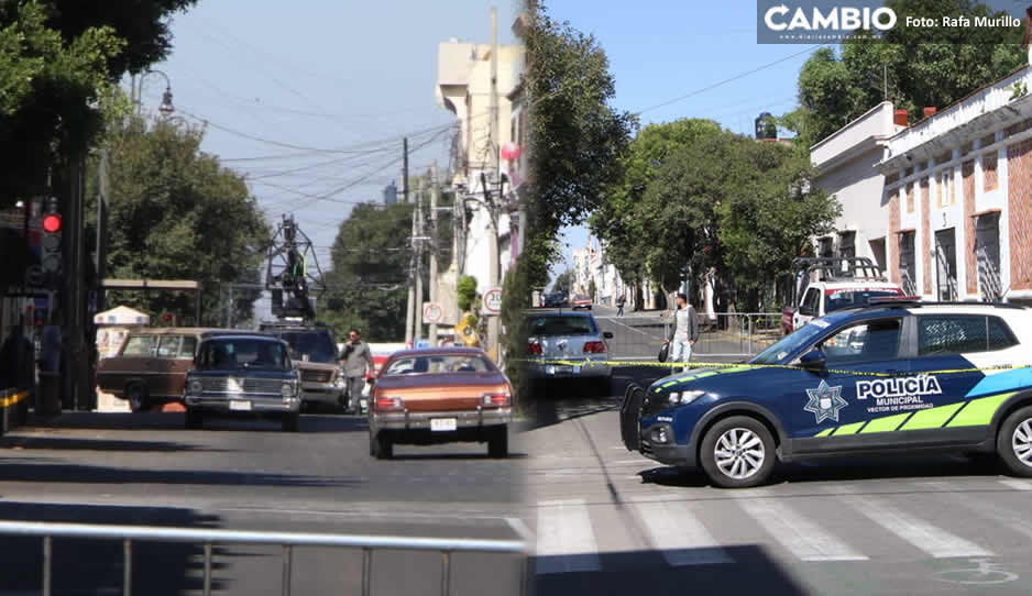 ¡Puebla a lo grande! Graban serie de Apple TV en El Carmen (FOTOS y VIDEO)