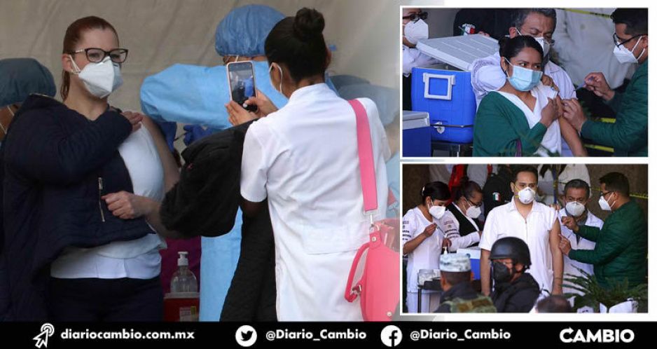 Personal de salud abraza la esperanza de las vacunas: inocularán a 14 mil en tres días