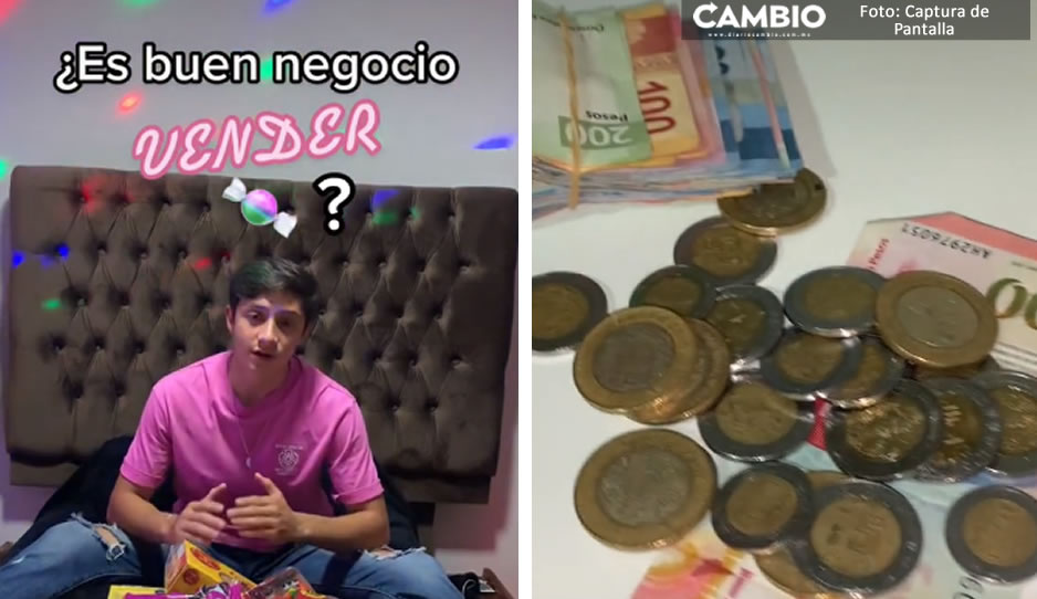 ¿Será? Esto gana Tiktoker vendiendo dulces en la universidad (VIDEO)