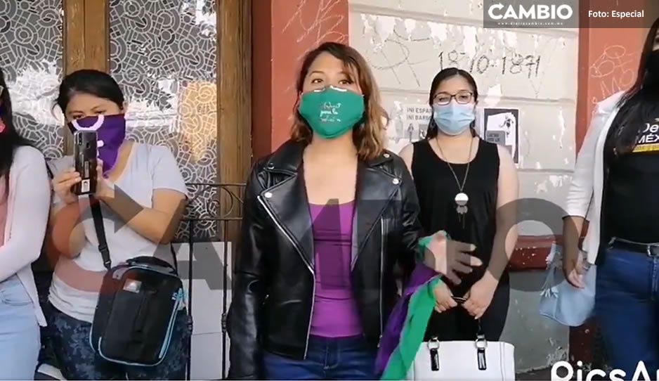 Feministas anuncian marcha este 8 de marzo en Puebla (VIDEO)