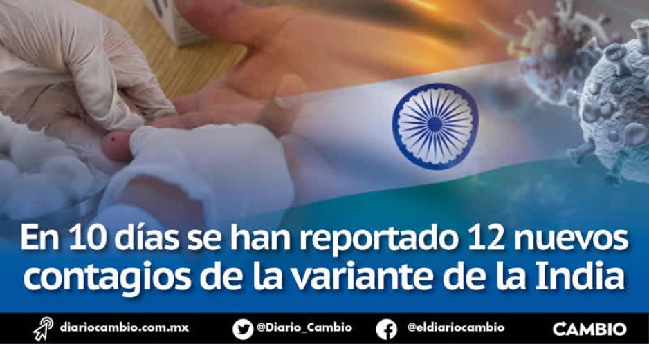 Variante Delta es la &uacute;nica que se multiplica en Puebla; no se reportan casos de Alpha y Gamma