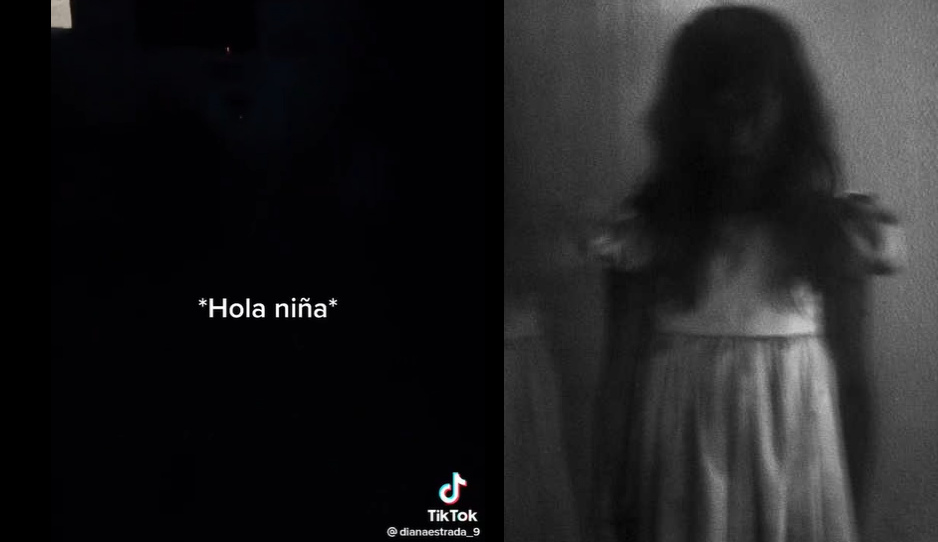 ¡Perro susto! Mamá graba a su hija saludando a un fantasma (VIDEO)