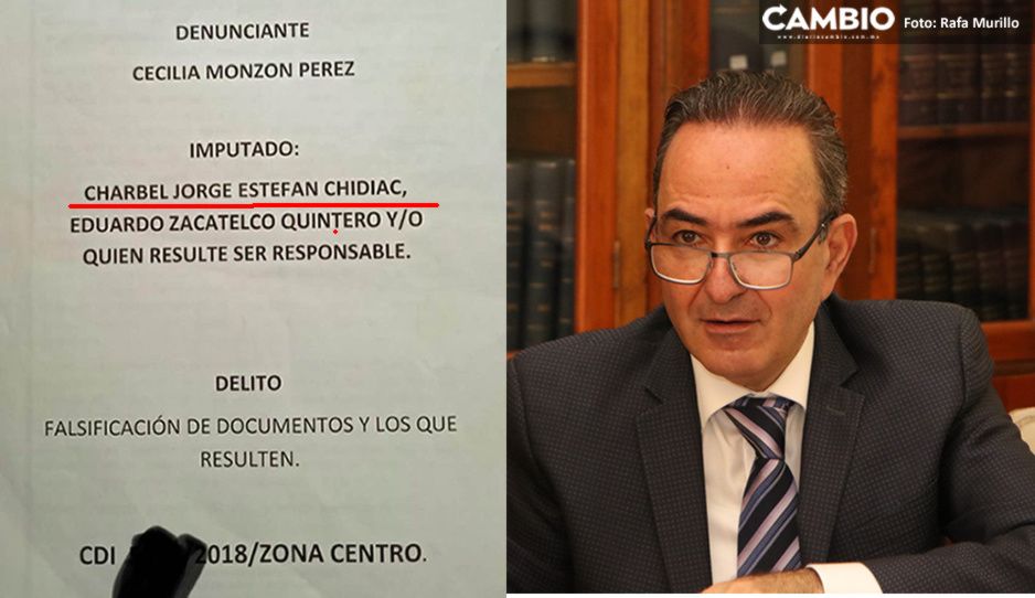 Denuncia Cecilia Monzón a Estefan por falsificación de documentos y firma