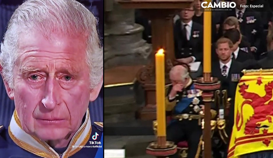 VIDEO: Así lloró Carlos III en el funeral de su madre la Reina Isabel II