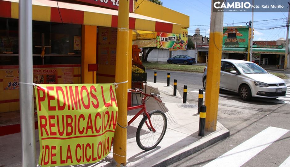 Vecinos de San Manuel revientan vs Claudia; exigen reubicar ciclovía en Circunvalación (FOTOS y VIDEOS)