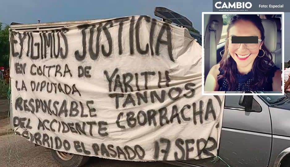 Protestan en Oaxaca vs diputada que atropelló y mató a mujer; acusan que estaba ebria