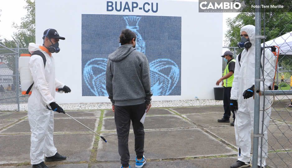 Arrancó examen de admisión para prepas BUAP en bloques para evitar  contagios (FOTOS Y VIDEO)