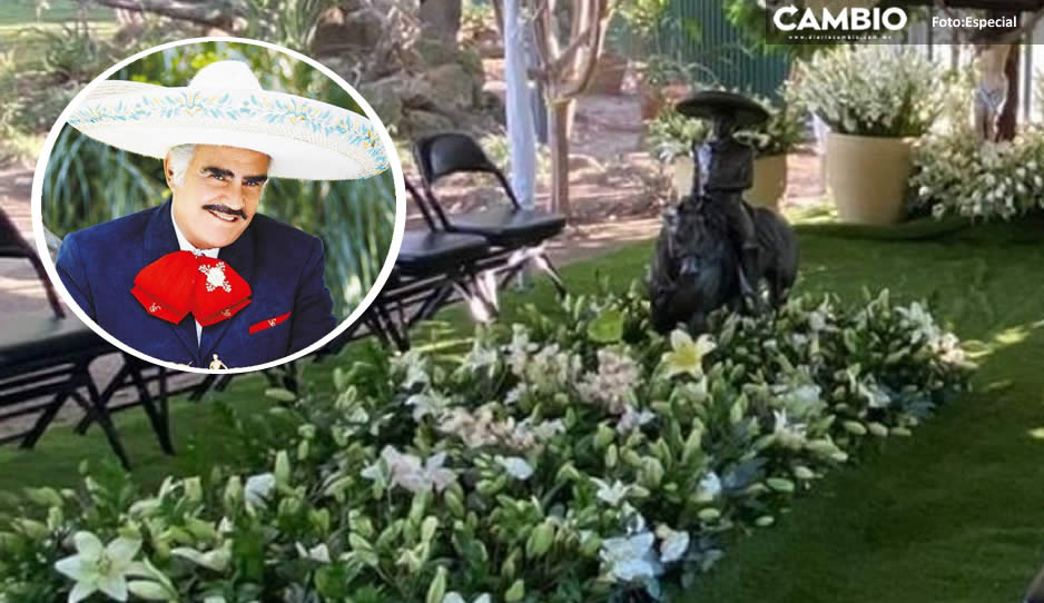 VIDEO: Así luce la tumba de Vicente Fernández en el rancho Los Tres Potrillos