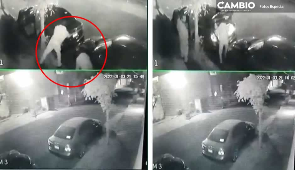 ¡Cuidado! Así roban autopartes en segundos en La Paz (VIDEO)