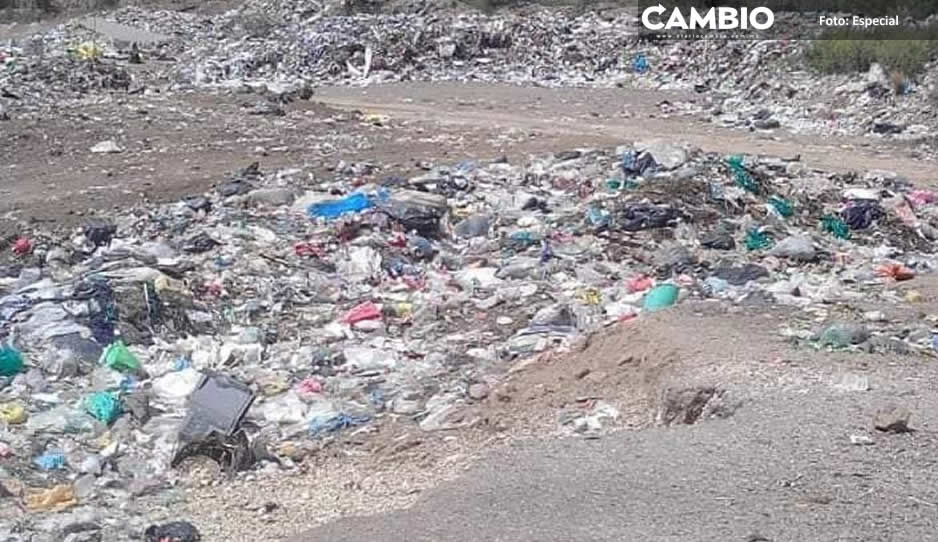 En Ajalpan se niegan a recibir la basura de sus vecinos de Tehuacán