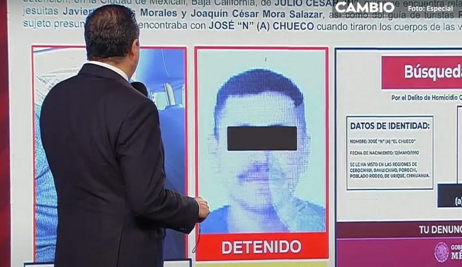 Detienen a otro hombre vinculado con “El Chueco” por el homicidio de sacerdotes jesuitas en Chihuahua