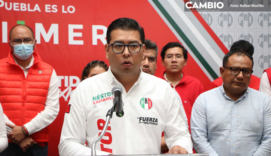 Dirigencia estatal del PRI en Puebla respalda a Alejandro Moreno: deberán verificar sus audios (FOTOS Y VIDEO)