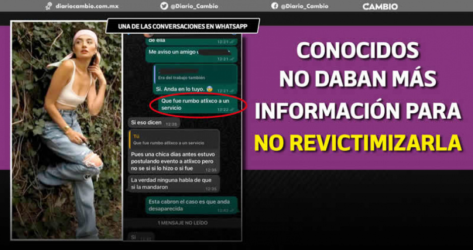 Hipótesis FGE: investiga caso Liliana Lozada por red de trata y desaparición forzada (FOTOS)