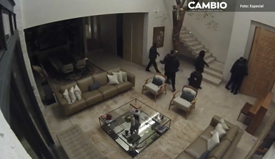 Ladrones encapuchados golpean a guardia y atracan residencia en Ocoyucan (VIDEO)
