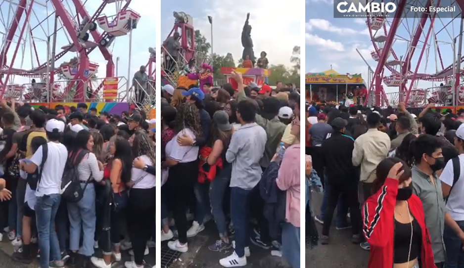 VIDEO: Chavitos enloquecen y atiborran los accesos a La Feria de Puebla para ver a Danny Ocean