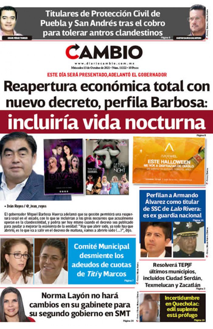 Reapertura económica total con nuevo decreto, perfila Barbosa: incluiría vida nocturna