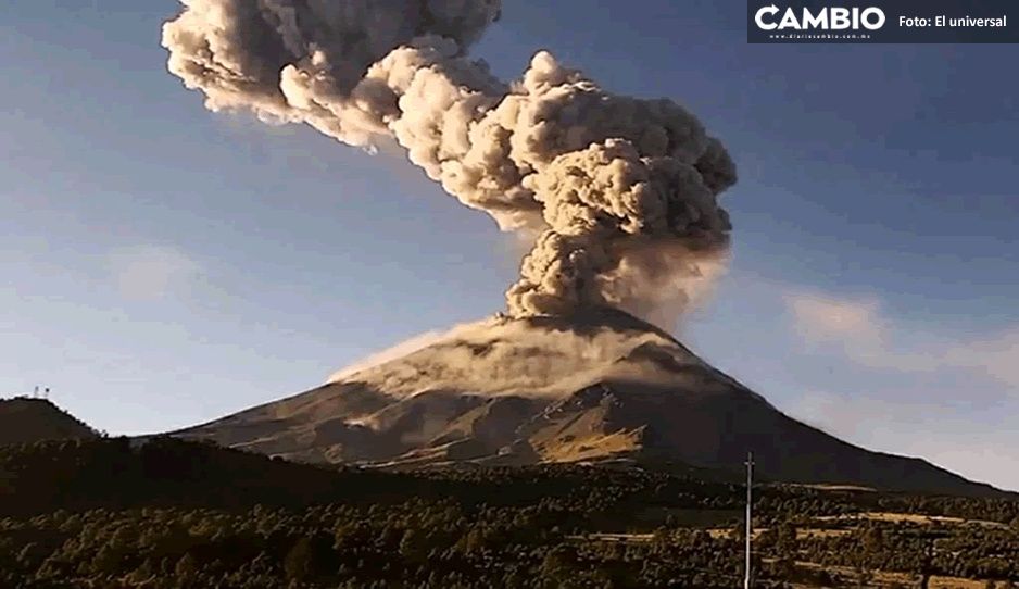 ¡No queremos un susto! Popocatépetl presenta 67 exhalaciones y 16 horas de tremor