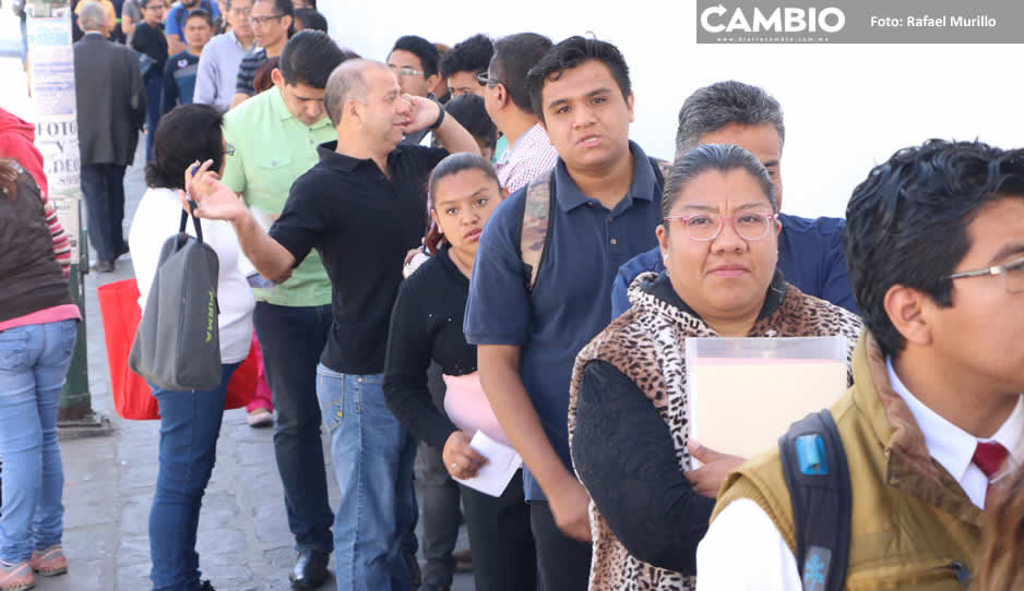 Durante mayo se perdieron 17 mil empleos en Puebla, revela encuesta