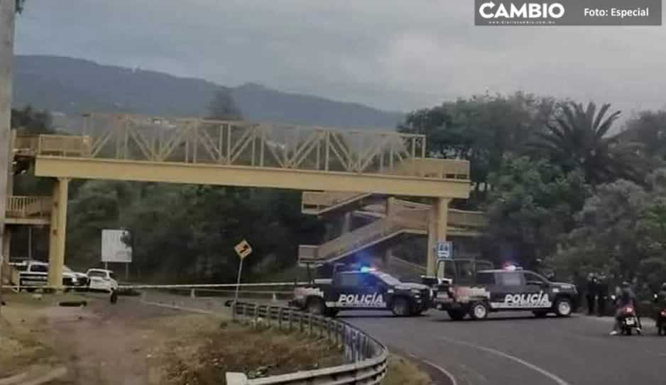 Motociclista pierde la vida al impactarse de frente vs camioneta en Zacatlán
