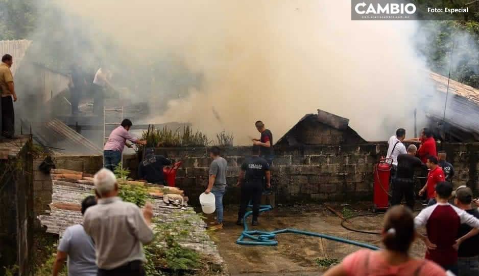 Abuelita tamalera muere en su casa incendiada en Cuetzalan