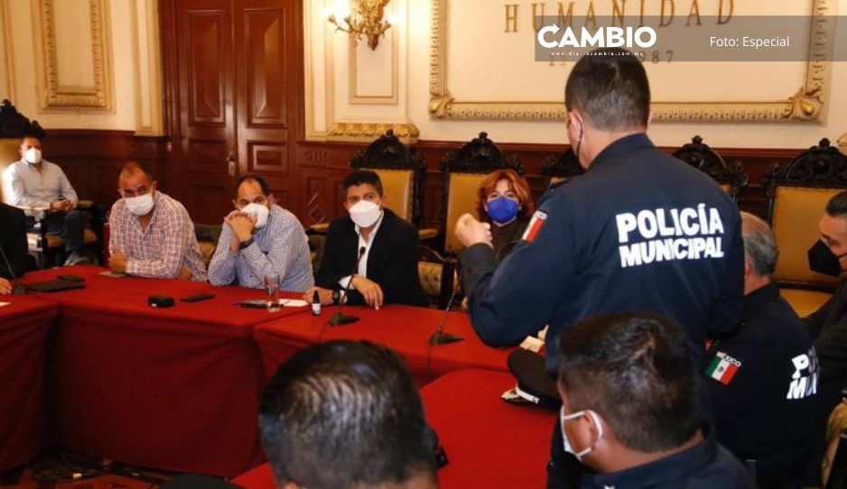 Lalo Rivera encabeza la primera mesa de seguridad con la SSC en el Palacio Municipal