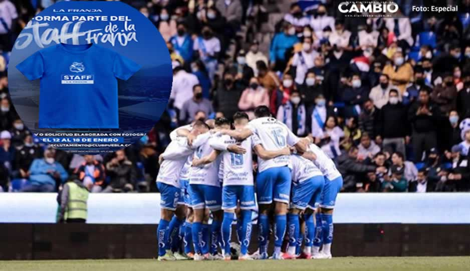 ¡Amigo camotero! Club Puebla solicita personal para trabajar de staff